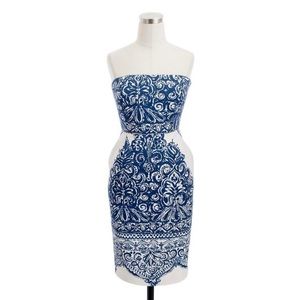 J. Crew Collection | Ella Porcelain Paisley Dress